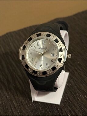 Rawlings Men's Black and Silver Quartz Sport Watch